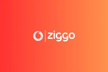 Lodo de VodafoneZiggo, operadora neerlandesa propiedad de Liberty Global