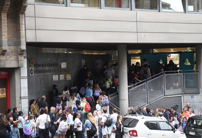 Alumnes en una escola d'Andorra 