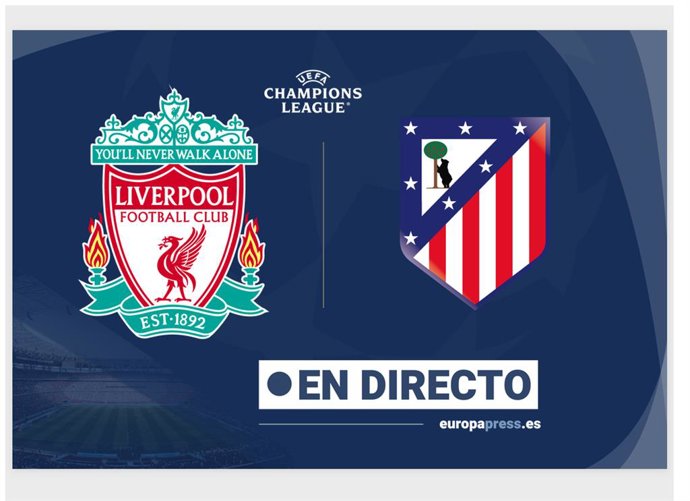 Onces Iniciales probables: Liverpool - Atlético de Madrid: resumen y estadísticas del partido de Fase de Grupos (I) de Champions