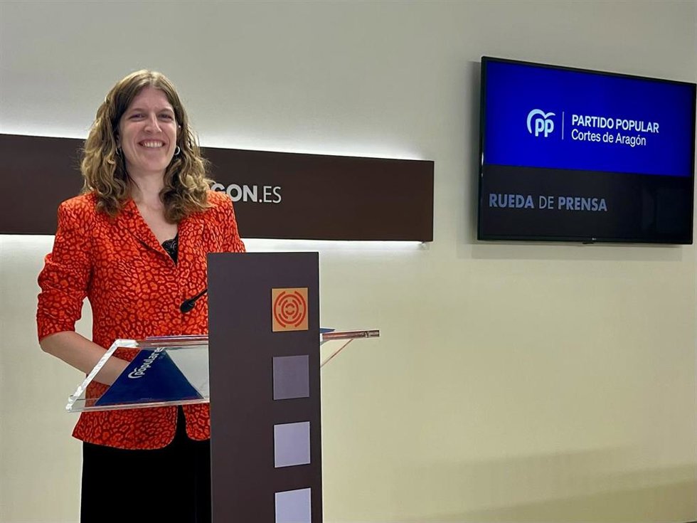 La diputada del PP Aragón Silvia Casas.