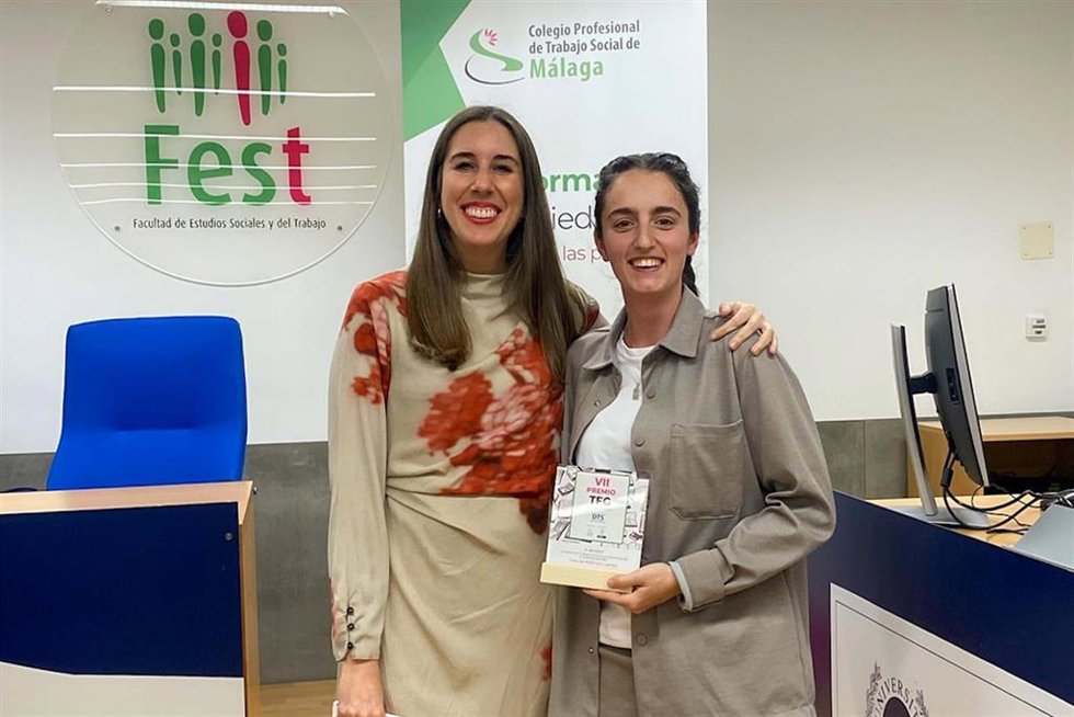 La estudiante del Máster en Estudios Avanzados en Trabajo Social, Thalía Postigo López