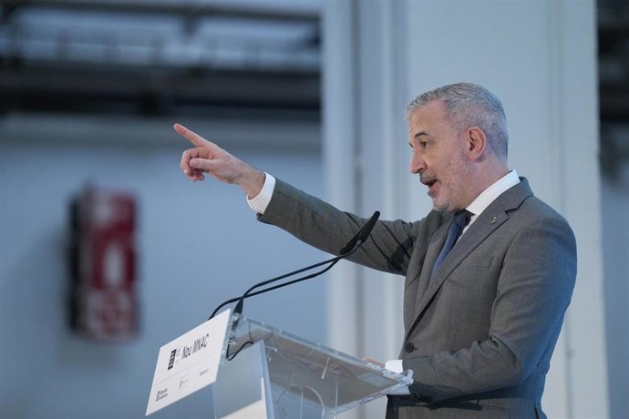 Archivo - El alcalde de Barcelona, Jaume Collboni, durante la presentación de la ampliación del museo MNAC, a 9 de marzo de 2026, en Barcelona, Catalunya (España)