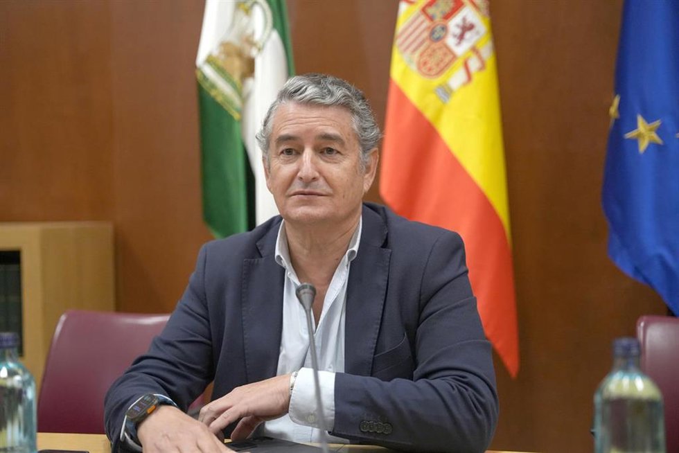 El vicepresidente primero y consejero de Presidencia, Sanidad y Emergencias, Antonio Sanz