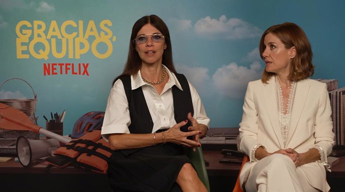 Maribel Verdú presenta 'Gracias, equipo', una sátira sobre la precariedad laboral que podría ser "una peli de terror"