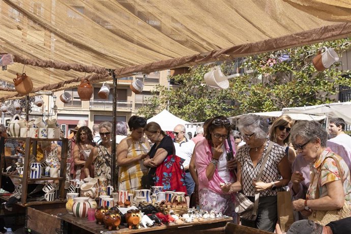 Imagen de uno de los puestos de la feria