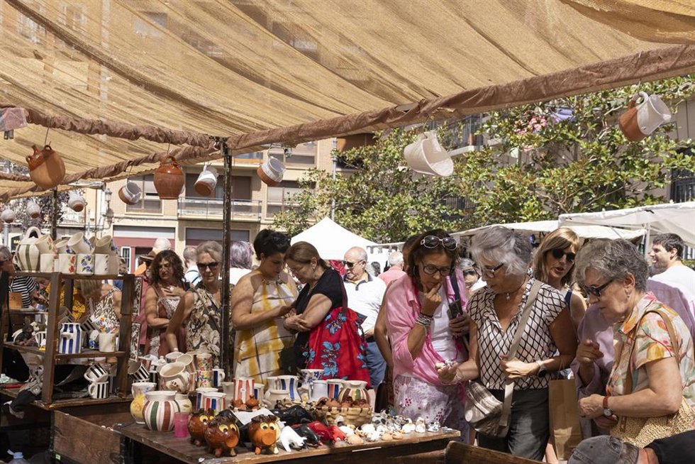 Imagen de uno de los puestos de la feria