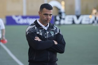 Futbol, Santiago Wanderers vs Deportes Iquique Fecha 24, Liga de Ascenso 2026. El entrenador de Santiago Wanderers, Francisco Palladino, durante el partido de la Liga de Ascenso contra Deportes Iquique disputado en el estadio Lucio Farina de Quillota,