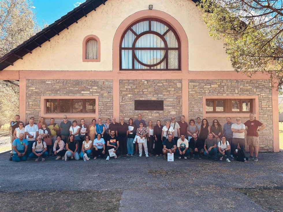 Centro vacacional de Morillo de Tou (Huesca) donde se han celebrado unas jornadas que ha clausurado el secretario general de CCOO, Unai Sordo