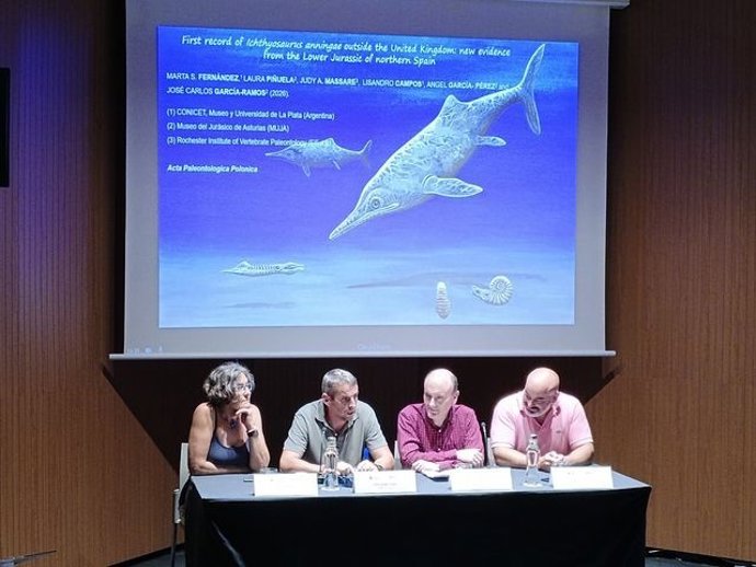 Presentación del hallazgo en el MUJA.