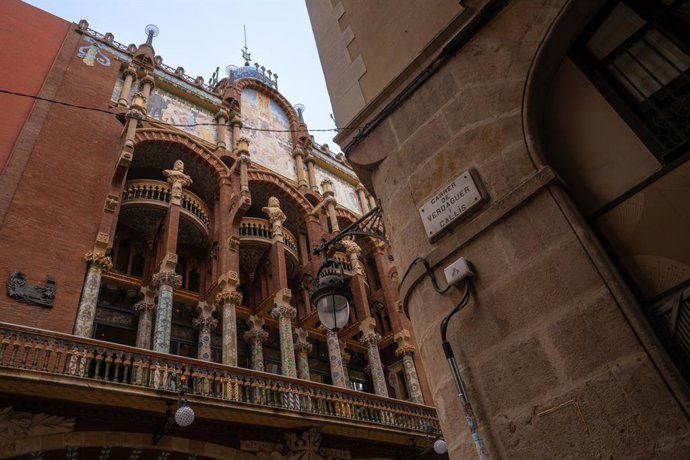 Archivo - Arxivo - Façana del Palau de la Música Catalana, a 11 de març de 2025, a Barcelona, Catalunya (Espanya).