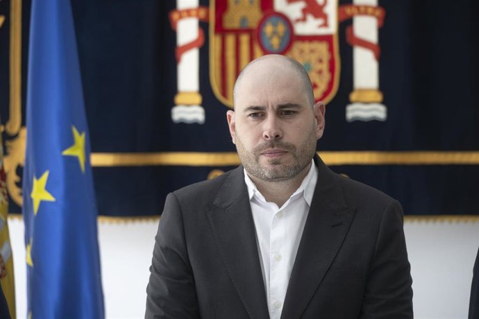 El delegado del Gobierno en Ceuta, Miguel Ángel Pérez Triano, ofrece una rueda de prensa con motivo del inicio del curso escolar en Ceuta, en la Delegación del Gobierno en Ceuta, a 9 de septiembre de 2026, en Ceuta (España).