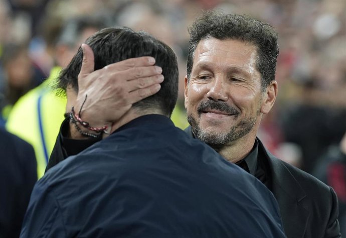 Diego Pablo Simeone, entrenador del Atlético de Madrid.