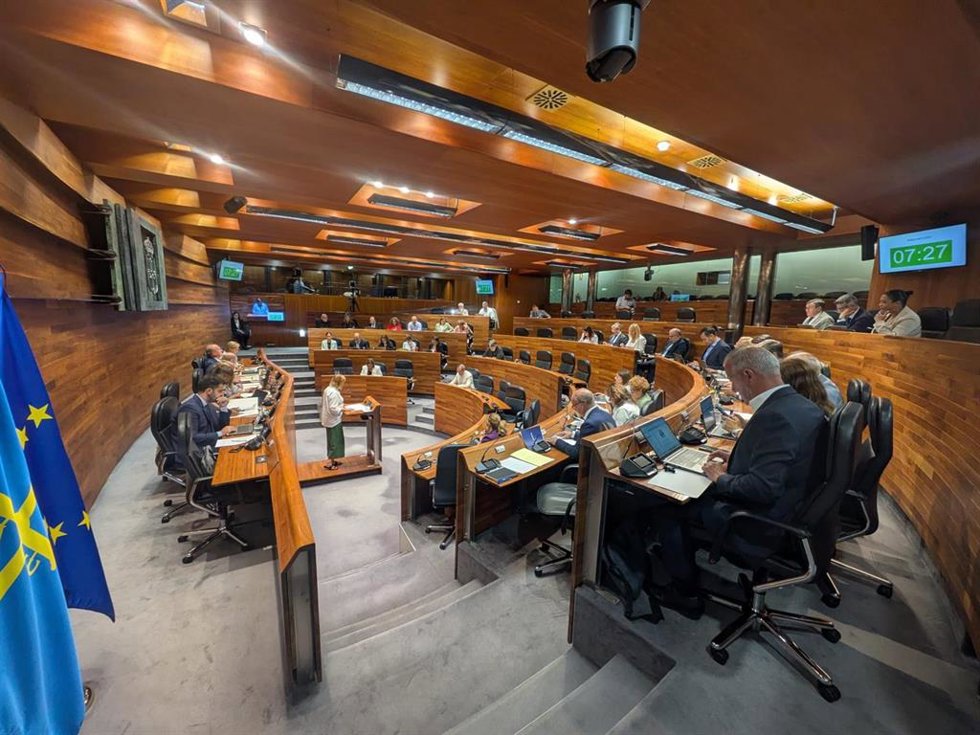 Pleno de la Junta General del Principado de Asturias
