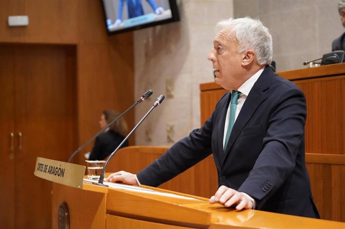 El consejero de Fomento, Vivienda, Logística y Cohesión Territorial del Gobierno de Aragón, Octavio López.