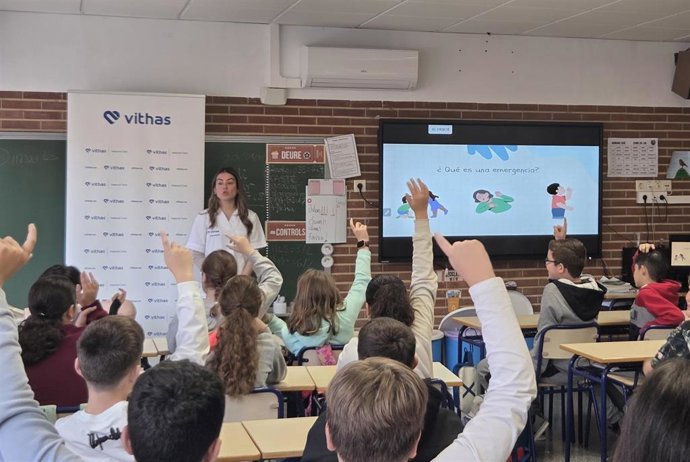 Vithas Aula Salud Colegios reanuda sus talleres para formar a niños y adolescentes en hábitos saludables