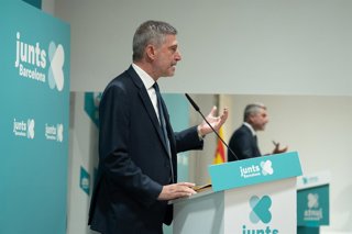 Archivo - El president de Junts a l'Ajuntament de Barcelona, Jordi Martí
