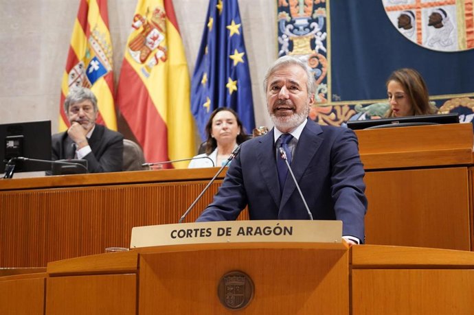 El presidente del Gobierno de Aragón, Jorge Azcón.