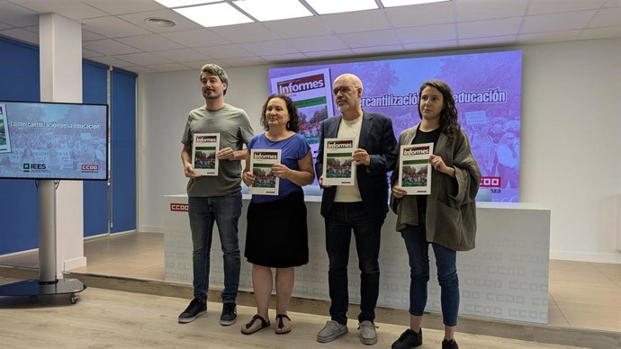 Presentación del informe La mercantilización de la educación de Comisiones Obreras