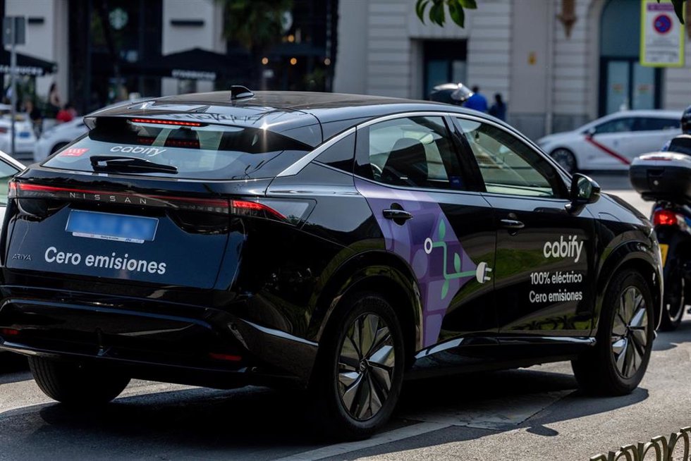 Archivo - Un vehículo de Cabify, a 31 de julio de 2025, en Madrid (España).