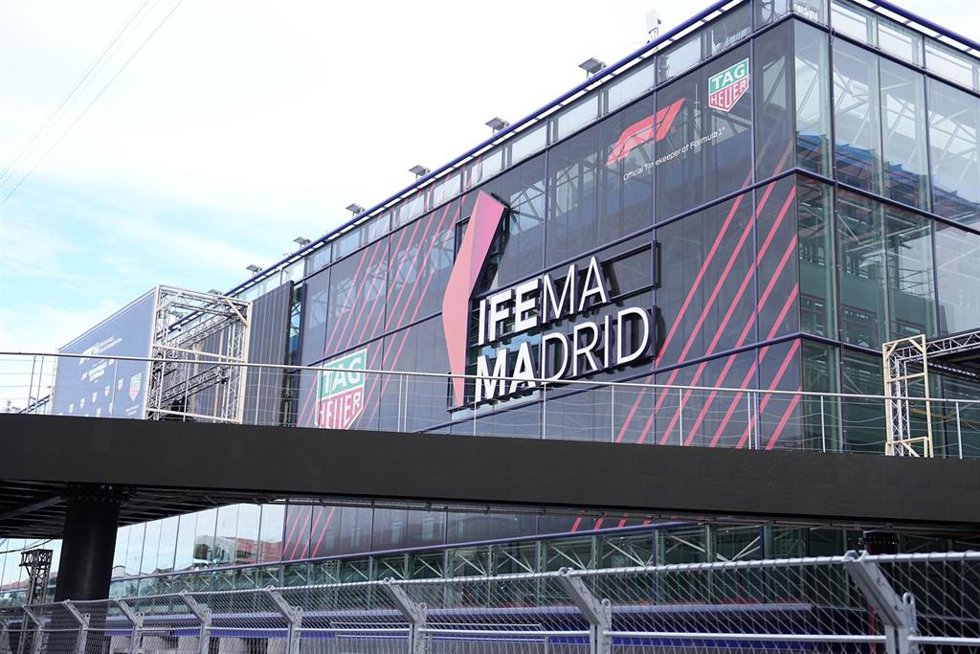 IFEMA Madrid paddock during previews ahead of the F1 Grand Prix of Spain at Madring on September 10, 2026 in Madrid, Spain.