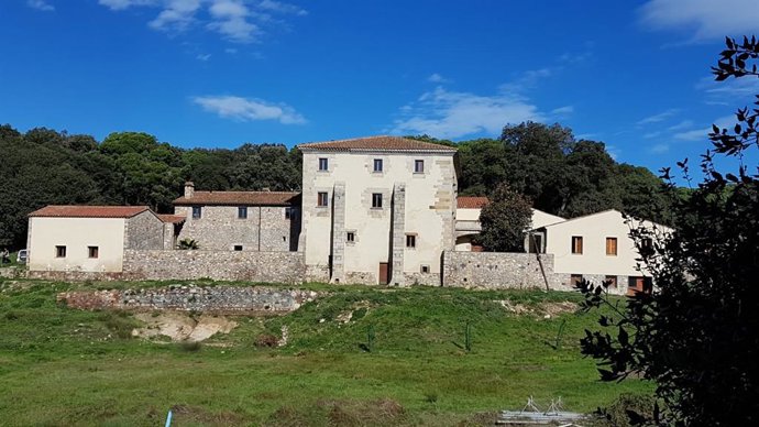 Edificios de Can Bosc, en el parque del Montnegre i el Corredor