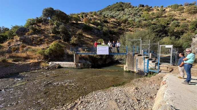 Visita al azud del río Susana.