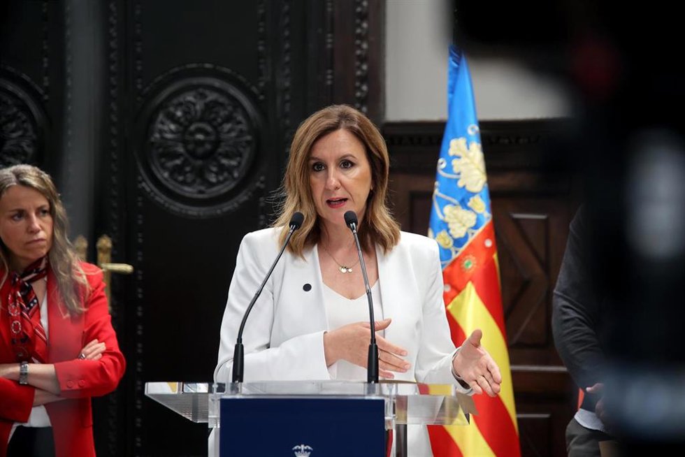 Archivo - La alcaldesa de València, Mª José Catalá, en imagen de archivo.