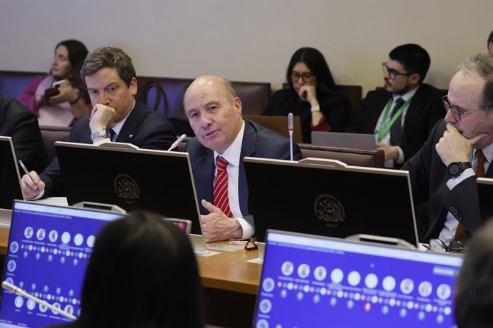 Valparaiso, 9 de septiembre 2026 El ministro de Hacienda, Jorge Quiroz, durante la sesion de la comision de Hacienda en la Camara de Diputados  Sebastian Cisternas/Aton Chile