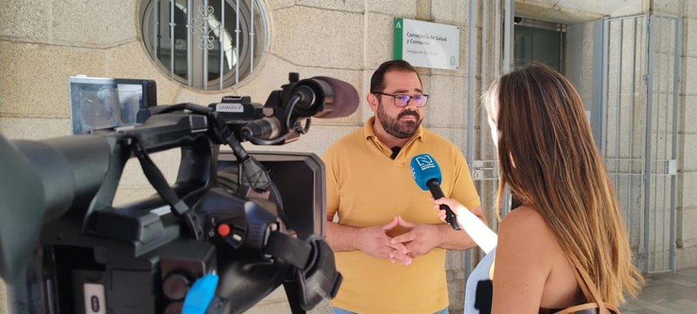 El secretario de Sanidad del PSOE de Huelva, Rogelio Pinto.