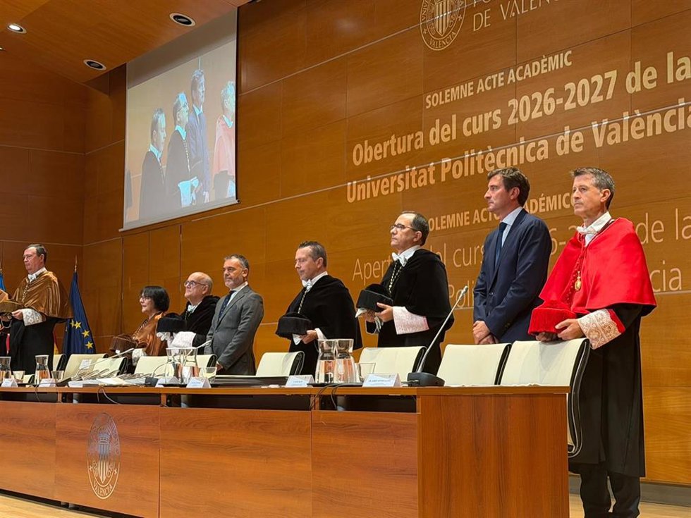 Acto de apertura de curso de la Universitat Politècnica de València.