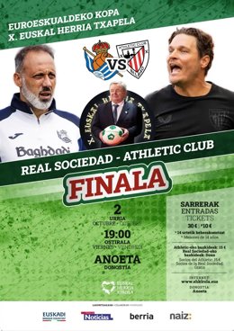 Realak eta Athleticek urriaren 2an jokatuko dute Euskal Herria Txapelaren finala