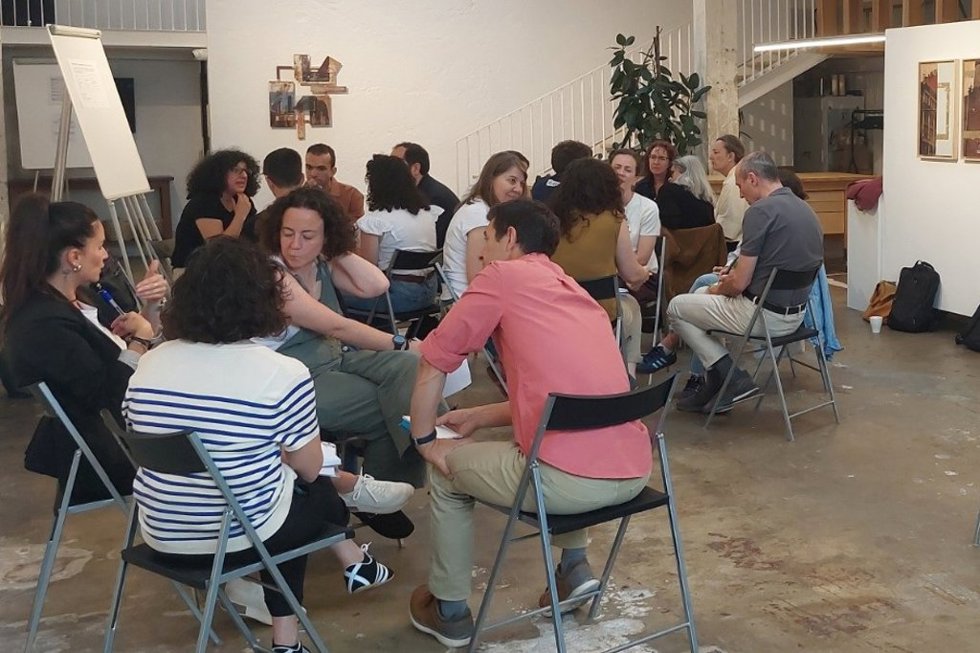Una de las sesiones de reflexión de los laboratorios ciudadanos celebradas en los últimos meses