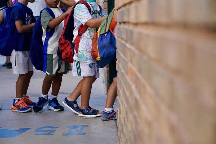 Imágenes de la vuelta al colegio en Infantil y Primaria en Málaga.