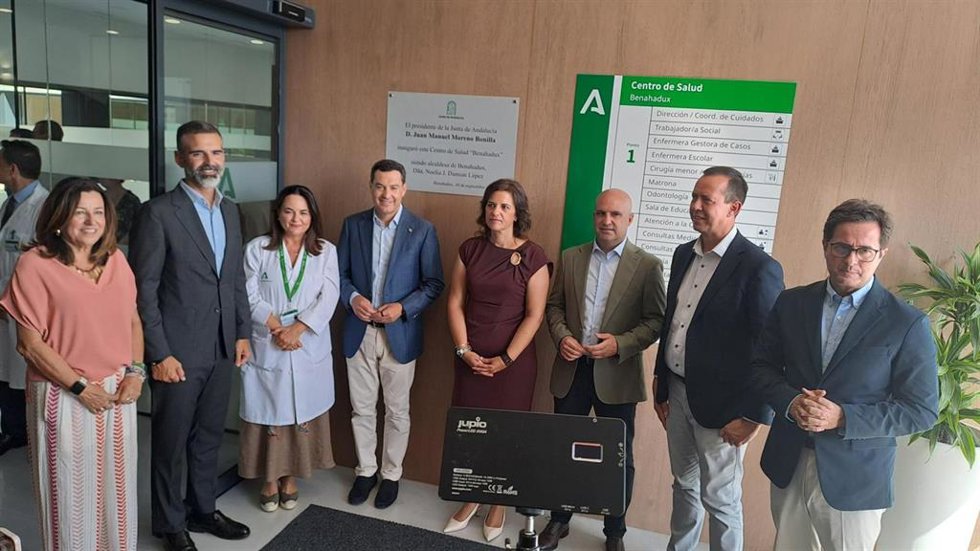 Inauguración oficial del centro de atención primaria de Benahadux (Almería).