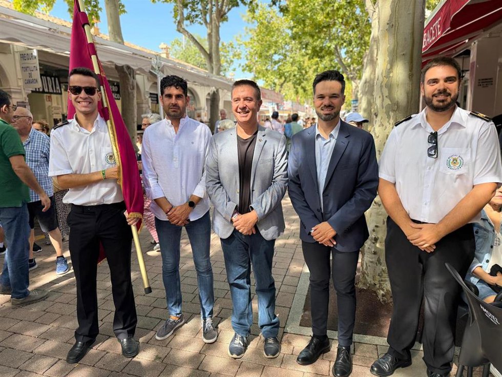 Bonete y su Unión Musical llenan de vida y cultural el estand de la Diputación de Albacete en la Feria.