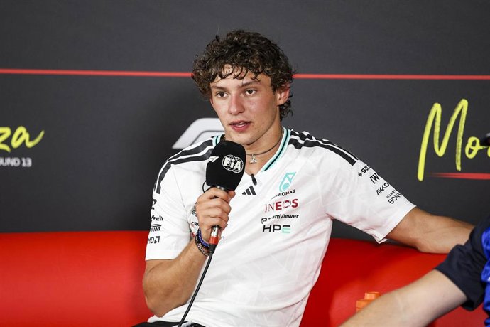 El piloto italiano de F1 Andrea Kimi Antonelli (Mercedes), en el GP de Italia 2026.