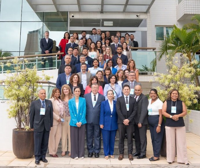 Foto de grupo de la XVII Reunión del Comité Técnico Administrativo del Convenio Multilateral Iberoamericano de Seguridad Social (CMISS)