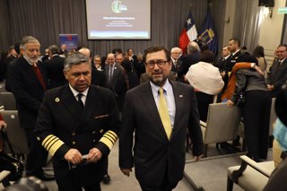 Valparaiso, 10 de septiembre 2026 El ministro de Relaciones Exteriores Francisco Perez Mackenna, asiste a la conmemoracion del 55 aniversario del CONA en el Museo Marítimo Nacional Sebastian Cisternas/Aton Chile