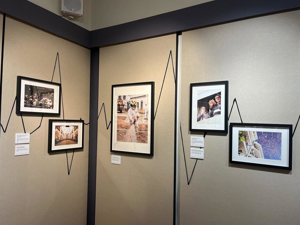 Inauguración de la exposición 'Latidos'.