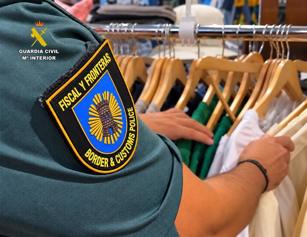 Prendas de ropa intervenidas en Plasencia