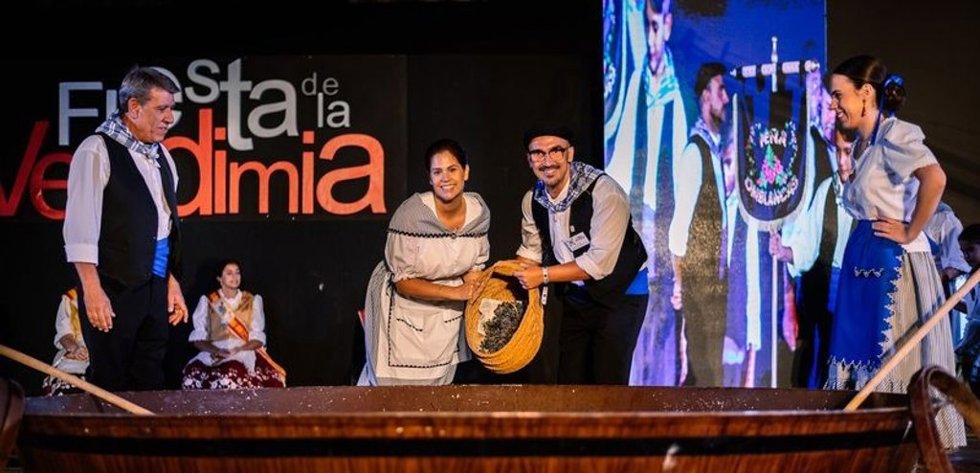 Ofrenda de Uvas y Primer Mosto, uno de los actos tradicionales más representativos de la Fiesta de la Vendimia de Jumilla
