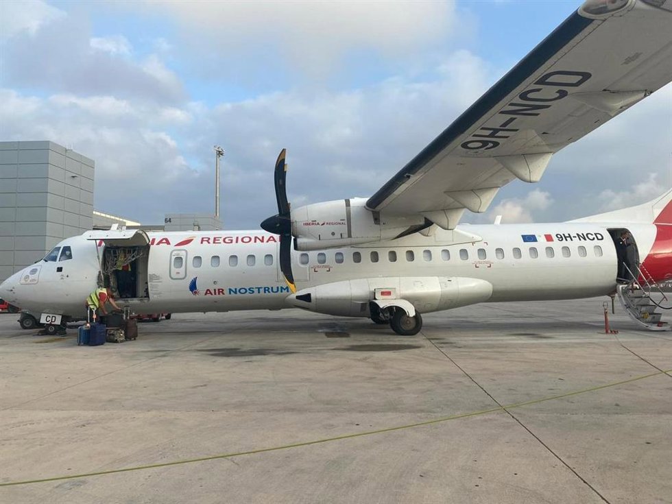 Archivo - Un avión de Air Nostrum.