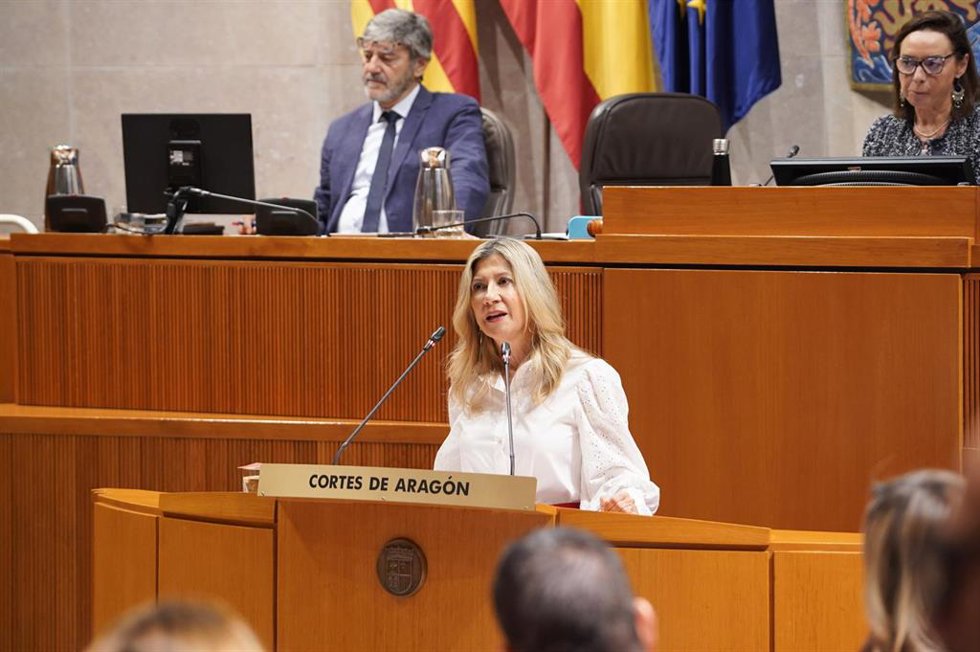 La vicepresidenta del Gobierno de Aragón, Mar Vaquero.