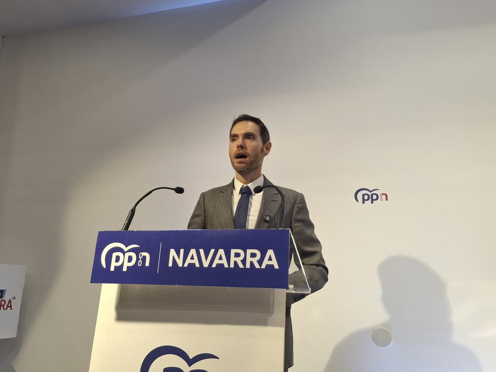 El secretario general del Partido Popular de Navarra (PPN), Sergio Sayas