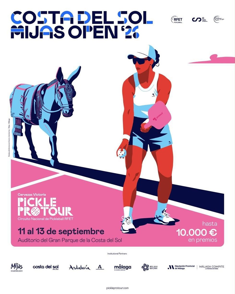 Imagen del Cartel Pickle Pro Tour Mijas 2026.