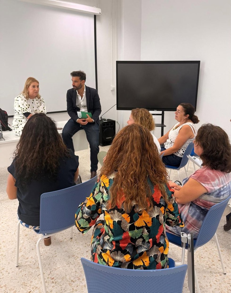 Inmaculada Olivero en el Centro Andaluz de Emprendimiento de Chiclana.
