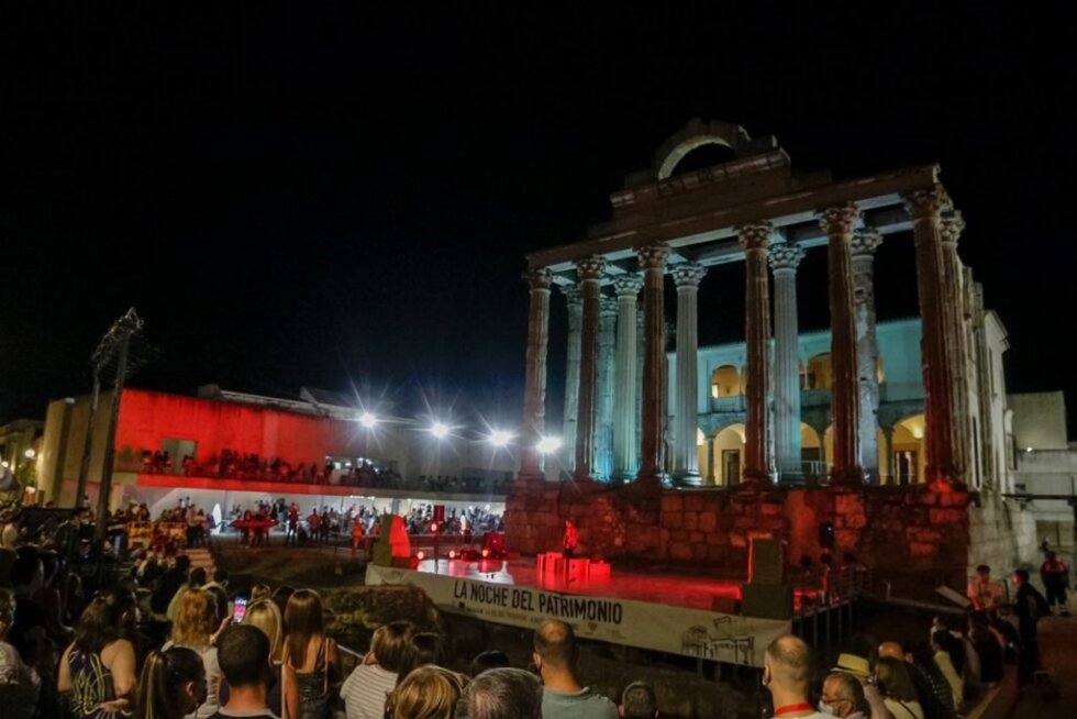 Archivo - Una imagen de la celebración en Mérida de La Noche del Patrimonio