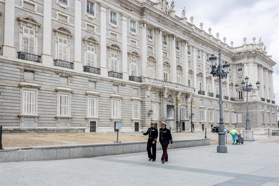 Archivo - Vista de la fachada del Palacio Real, a 13 de mayo de 2026, en Madrid (España). El Papa León XIV visitará España del 6 al 12 de junio en un viaje apostólico con paradas en Madrid, Barcelona, Gran Canaria y Tenerife.