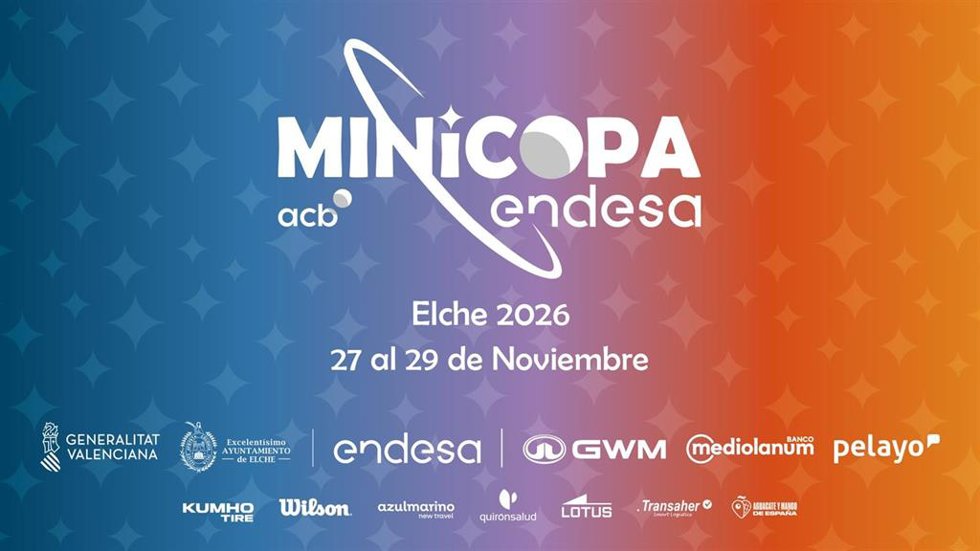 Cartel sobre la primera fase de la competición de infantiles MInicopa Endesa de esta temporada 2026-27.