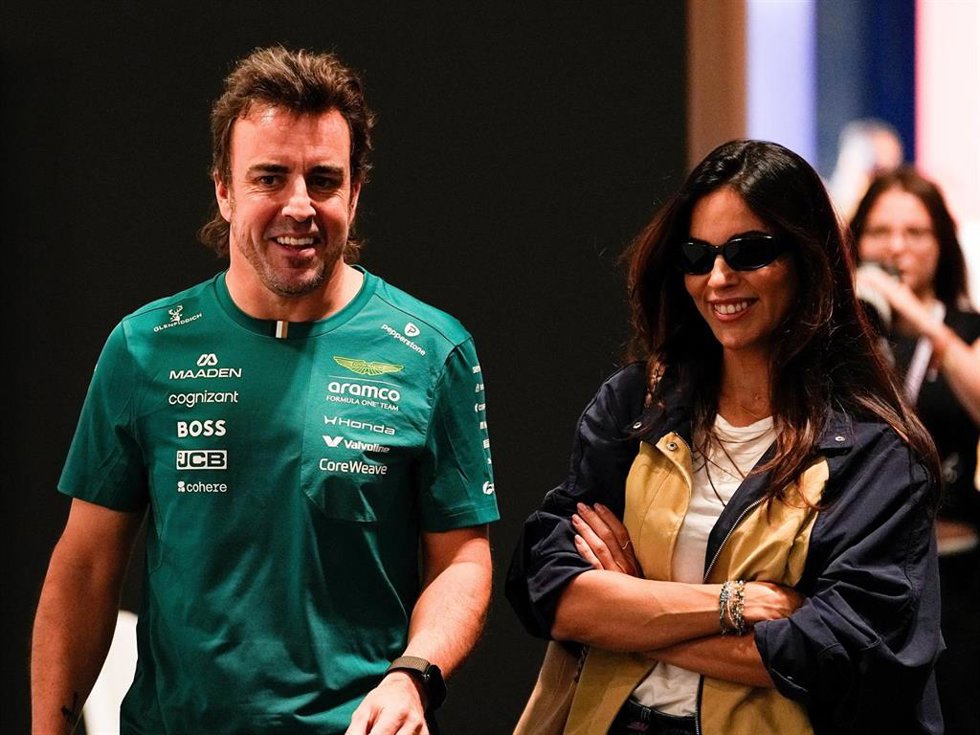 Fernando Alonso y Melissa Jiménez